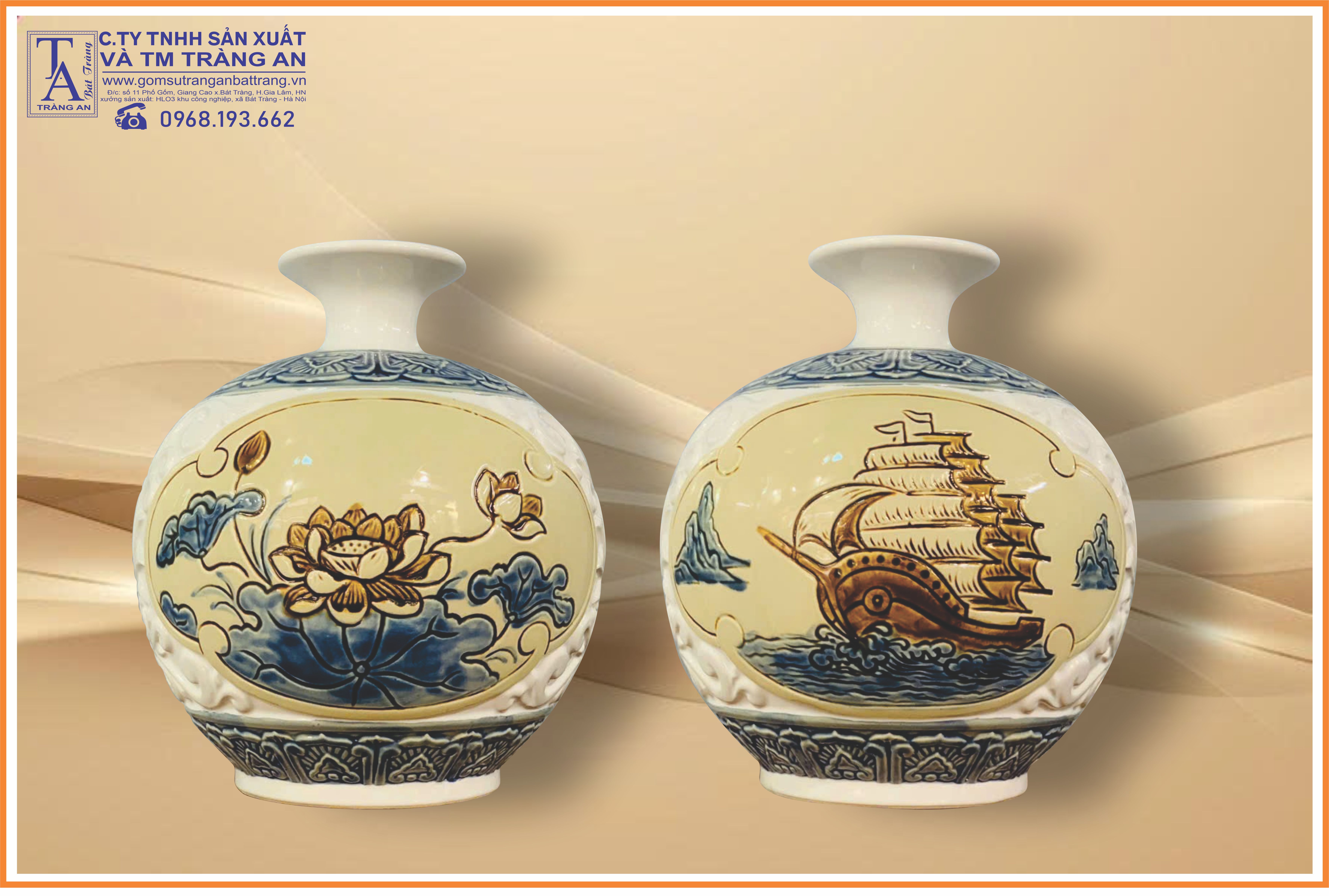 Bình tài lộc rạn